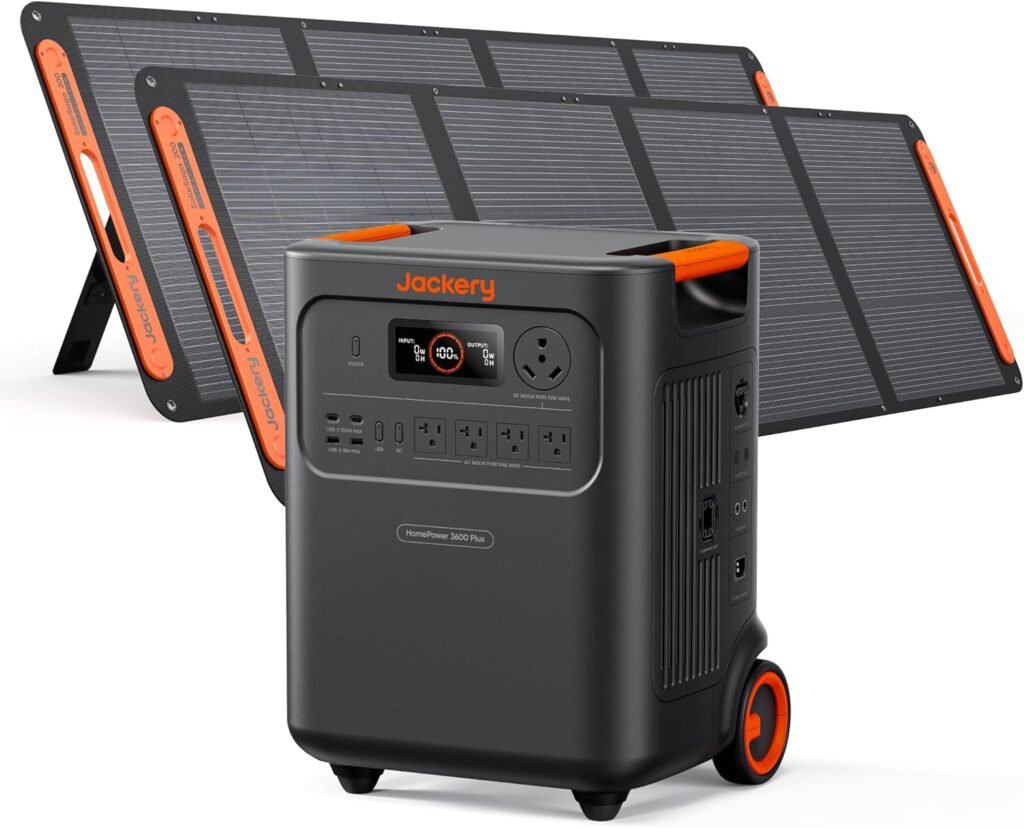Jackery HomePower 3600 Plus + 200W SolarSaga Solar Panel Kit